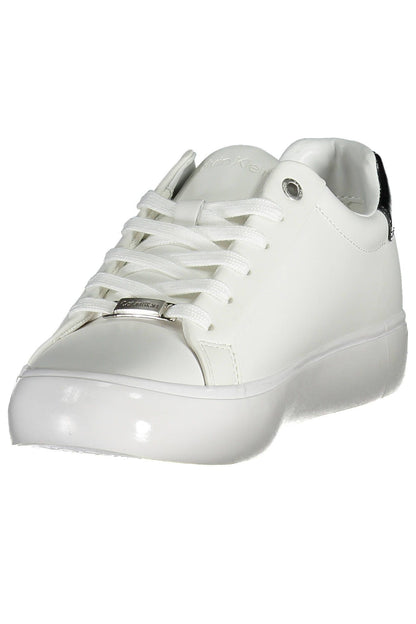 White Leather Women Sneaker