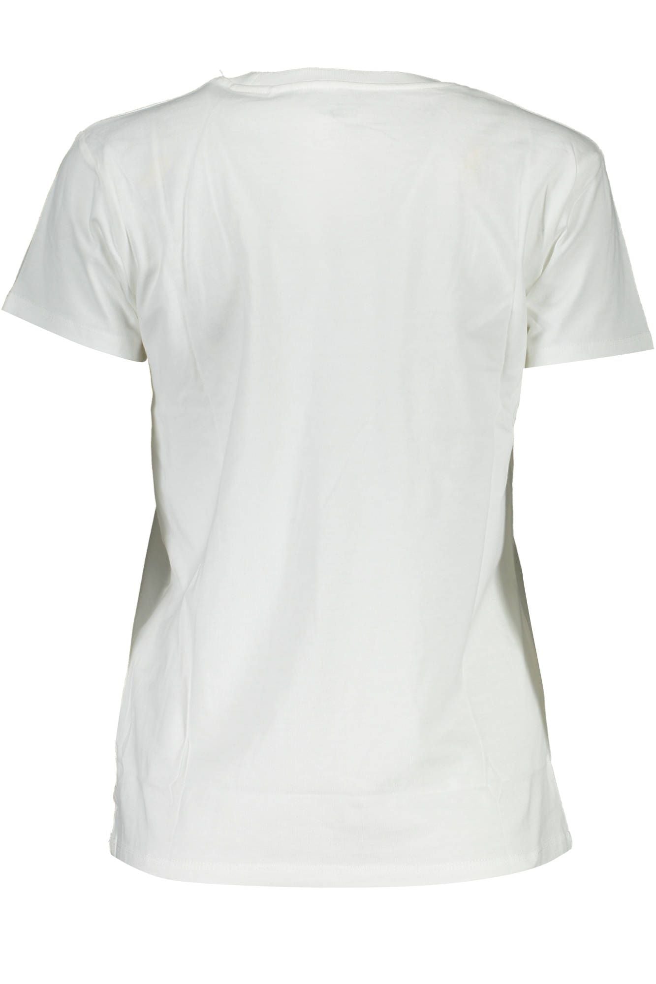 White Cotton Women T-Shirt