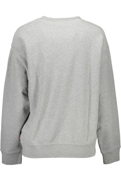 "Gray Cotton Women Sweater"