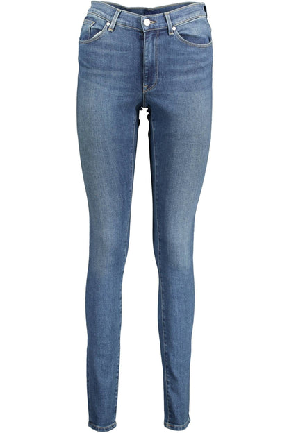 Light Blue Cotton Women Jeans