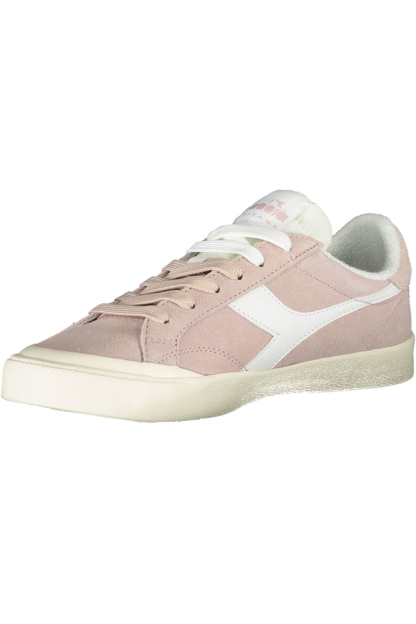 Pink Leather Women Sneaker