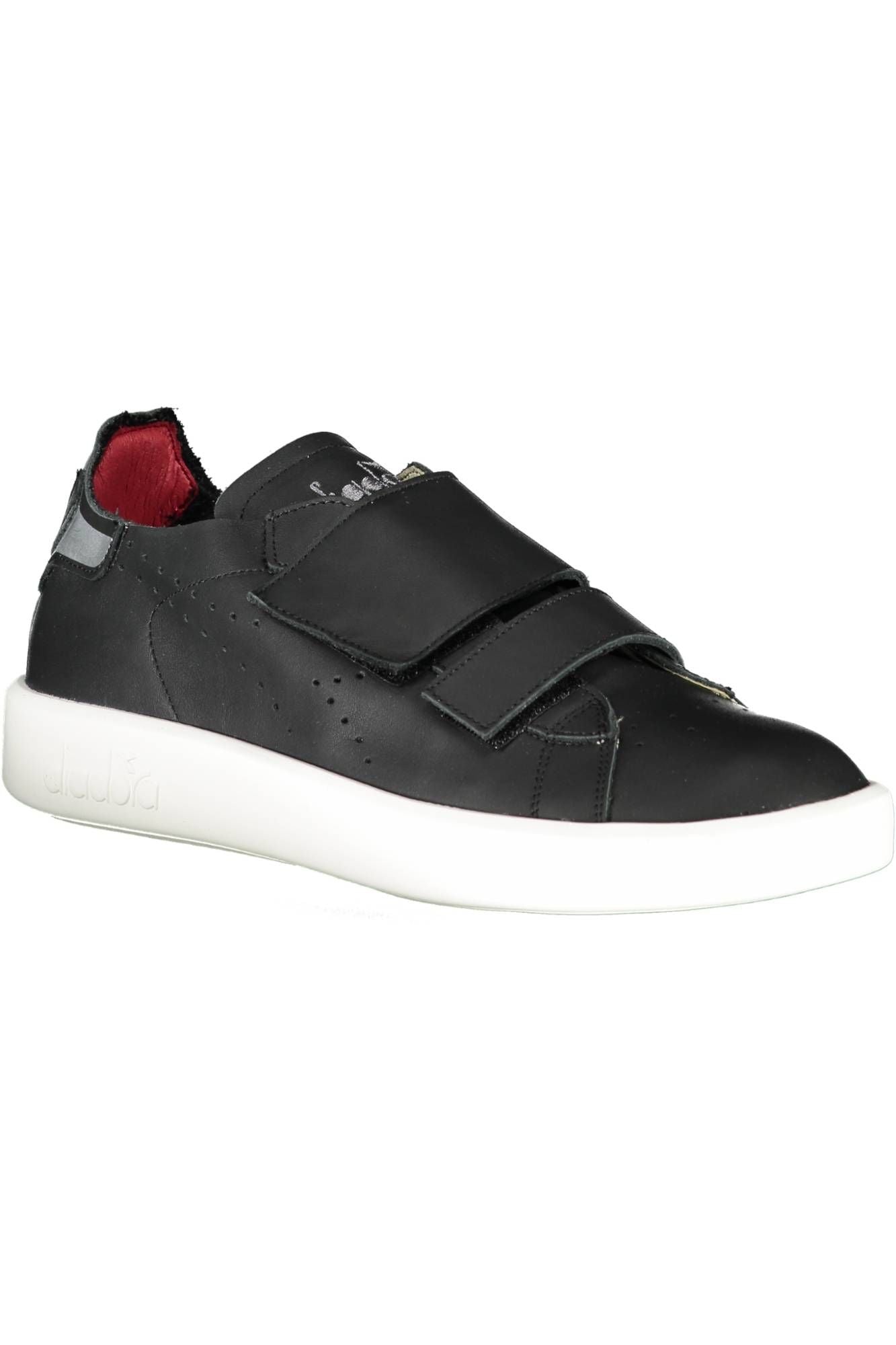 Black Leather Men Sneaker