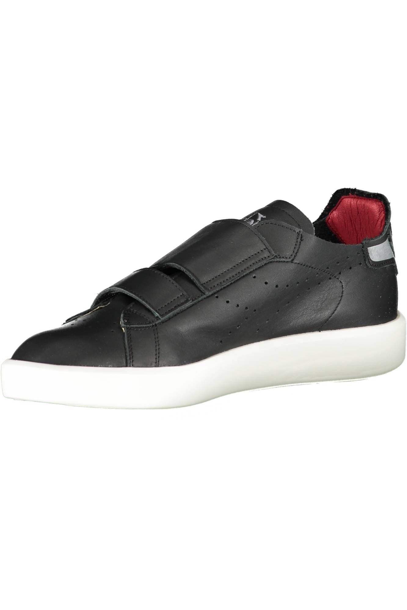 Black Leather Men Sneaker