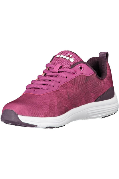 Purple Fabric Men Sneaker