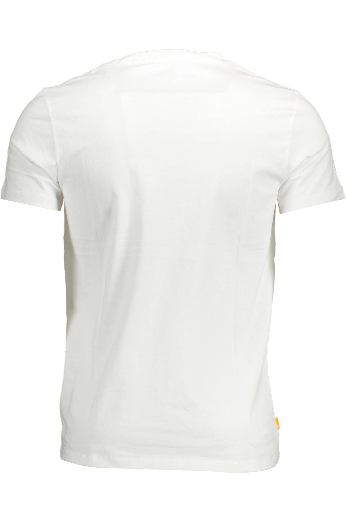 White Cotton Men T-Shirt