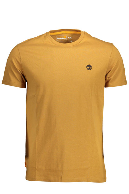 Brown Cotton Men TShirt