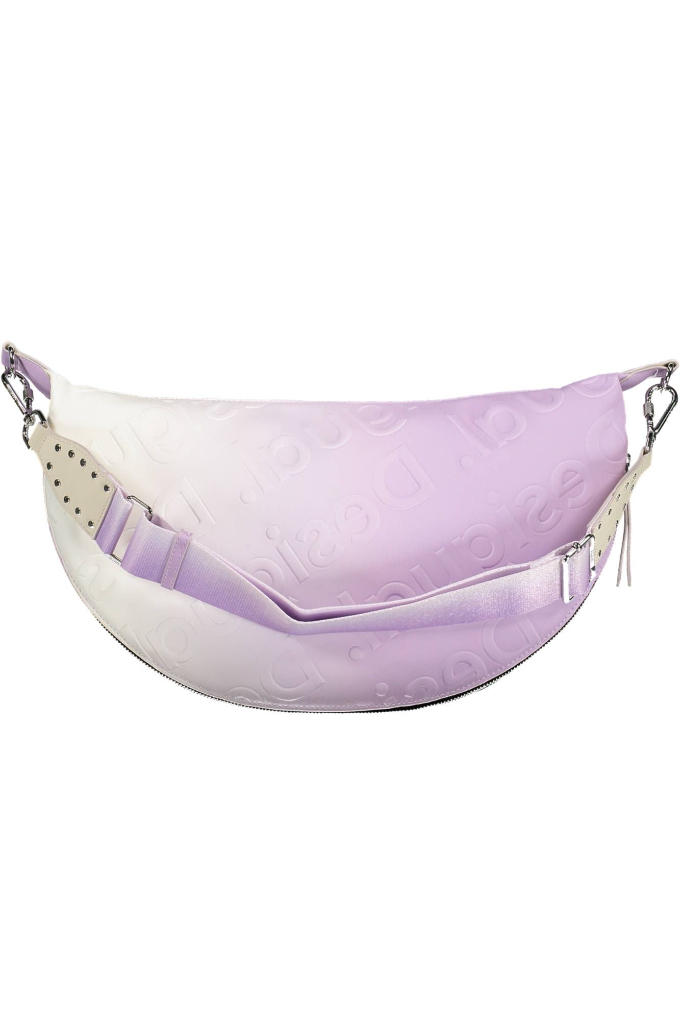 Purple Polyethylene Women Handbag