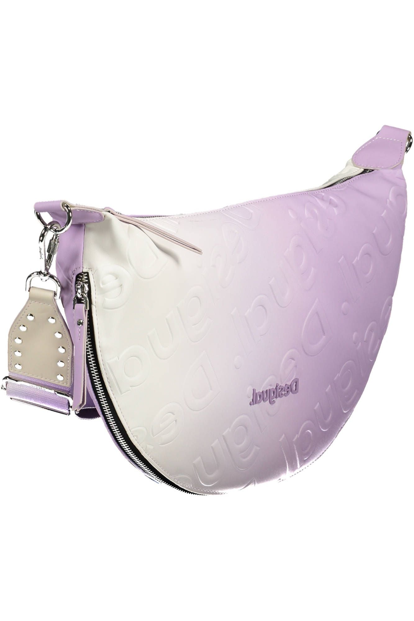 Purple Polyethylene Women Handbag