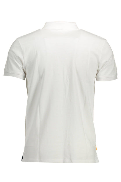 White Cotton Men Polo