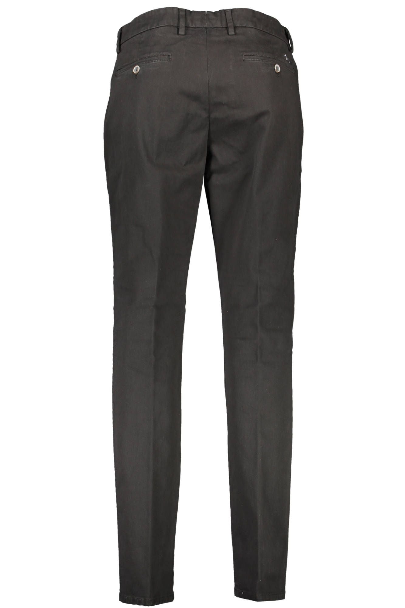 Black Cotton Men Trouser