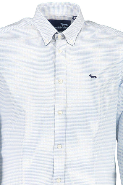 White Cotton Men Shirt