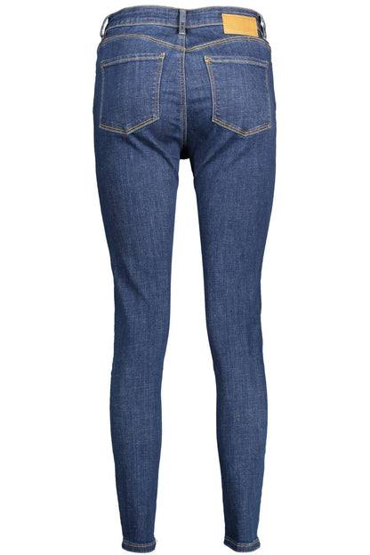 Blue Cotton Women Jeans