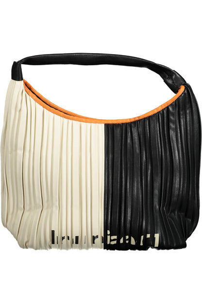 Black Polyethylene Women Handbag