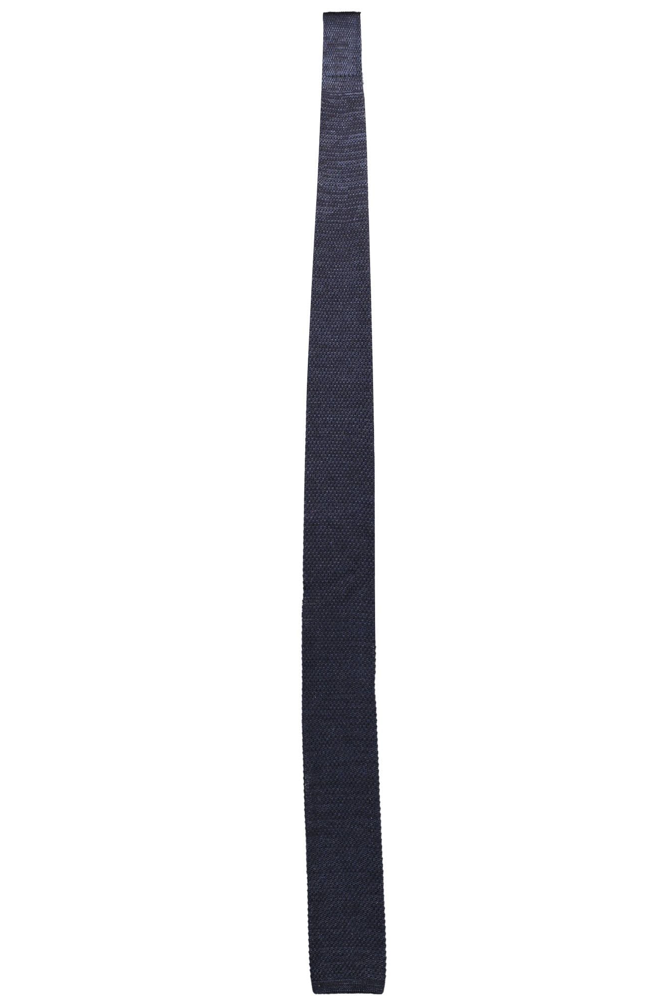 Blue Wool Men Tie