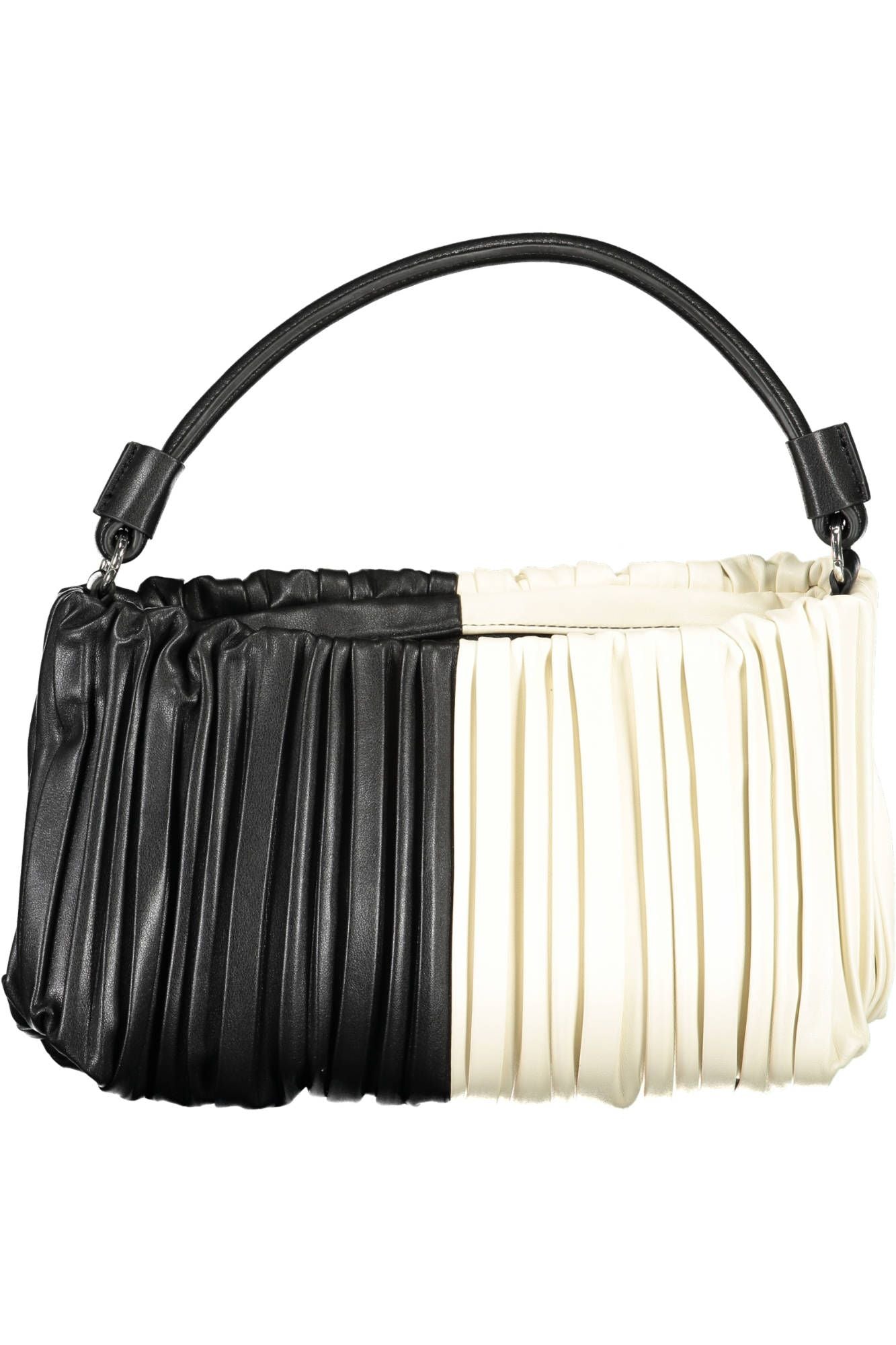 Black Polyethylene Women Handbag