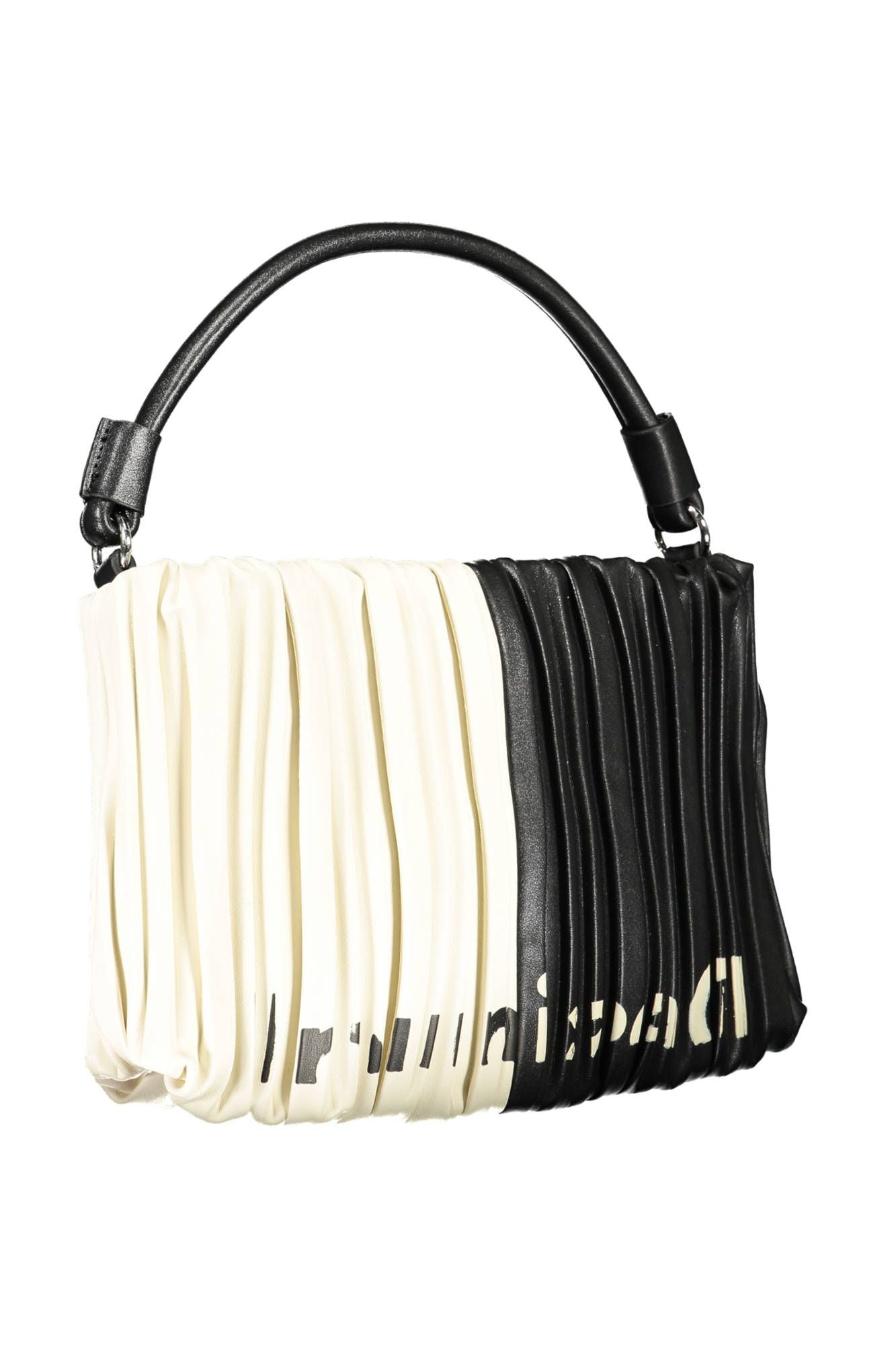 Black Polyethylene Women Handbag