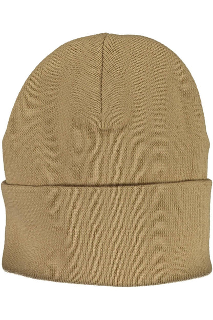 Beige Acrylic Women Hat