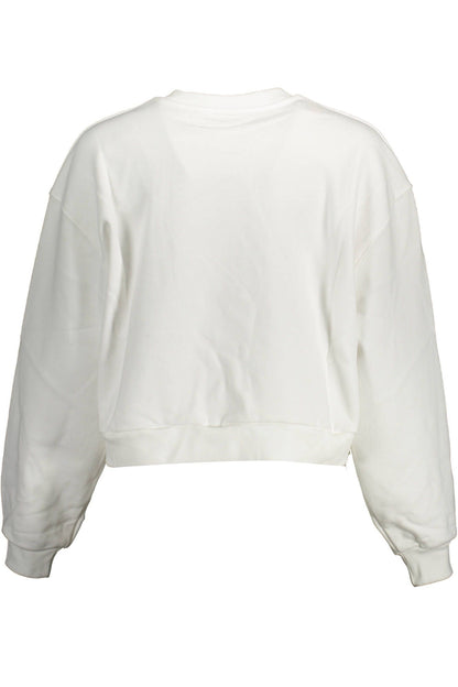 White Cotton Women Sweater