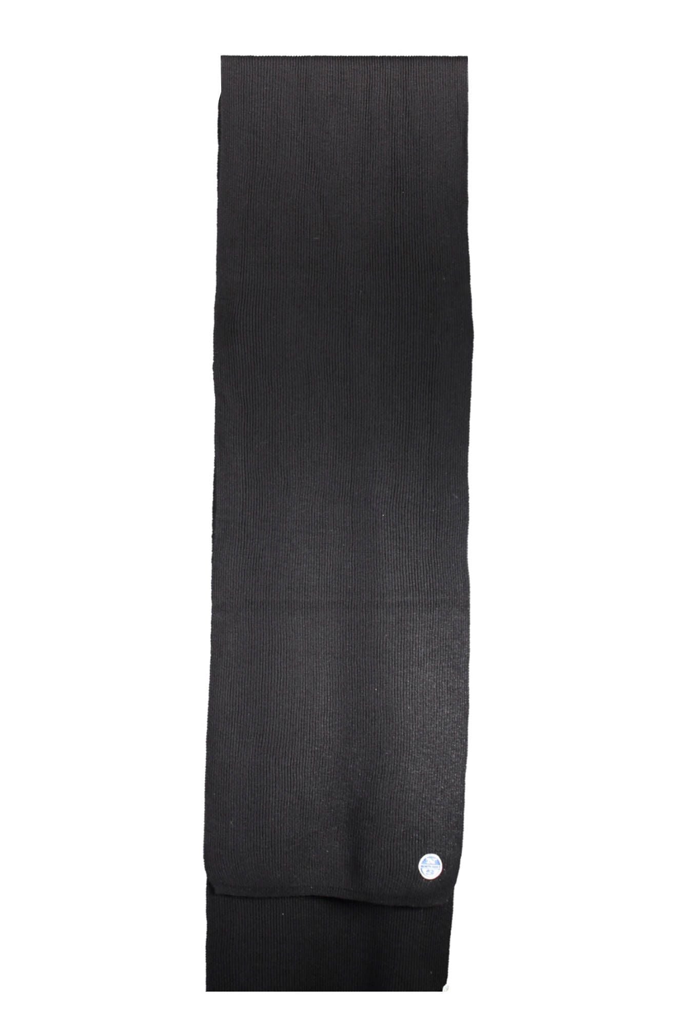 Black Cotton Men Scarf