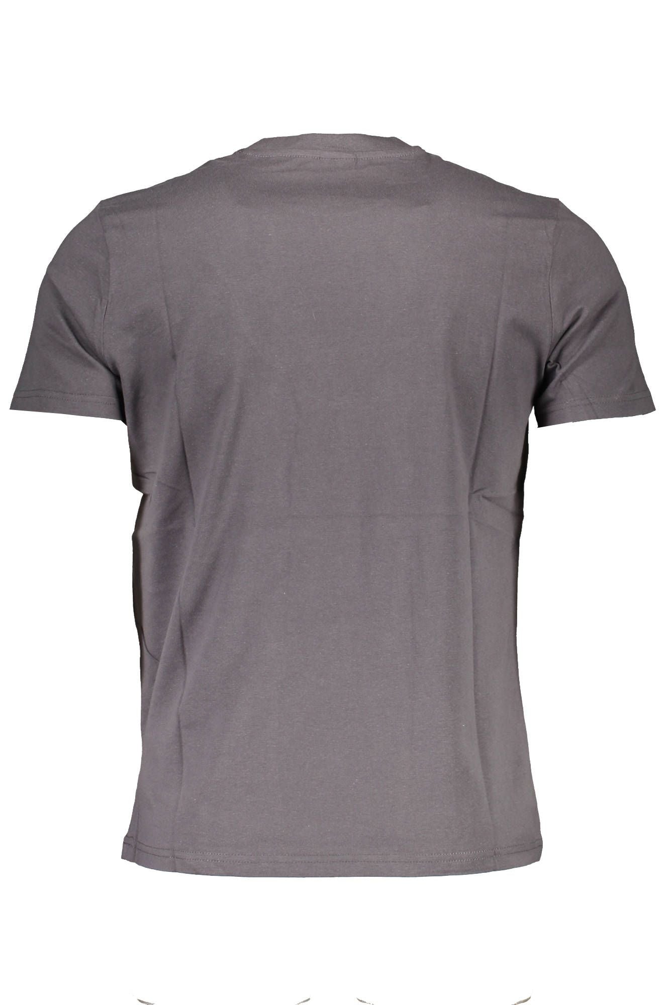 "Gray Cotton Men T-Shirt"