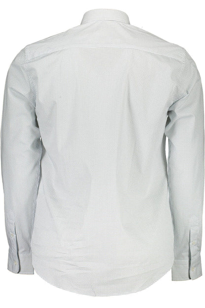 White Cotton Men Shirt