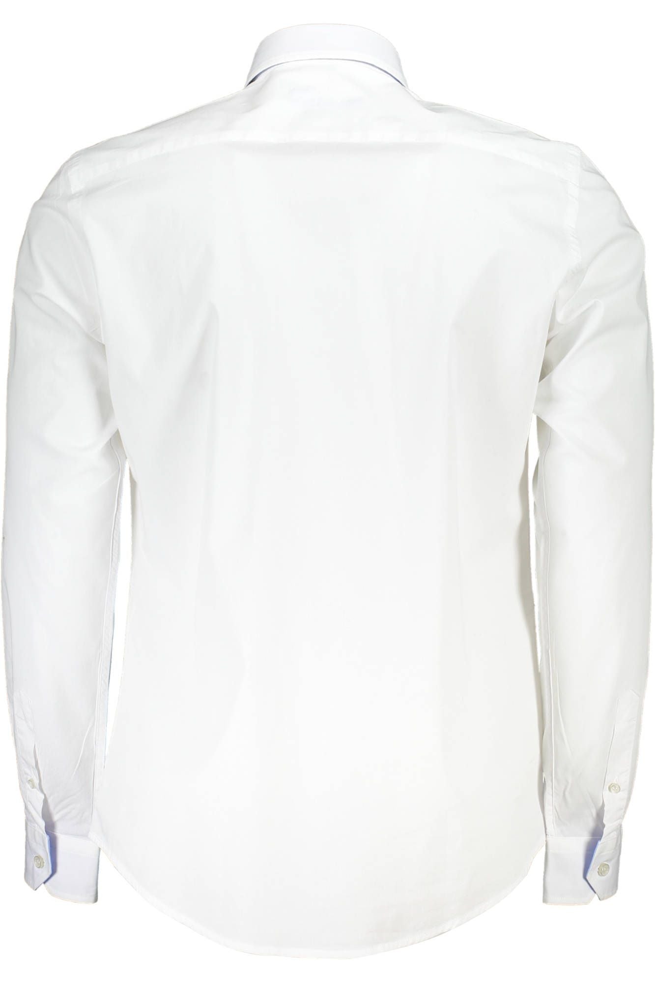 White Cotton Men Shirt