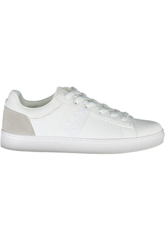 White Leather Women Sneaker