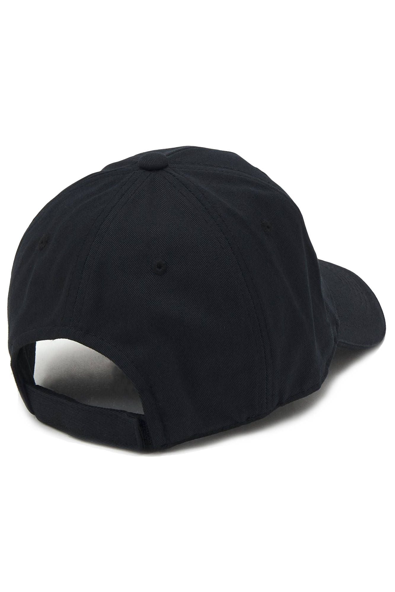 "Black Cotton Mens Cap"