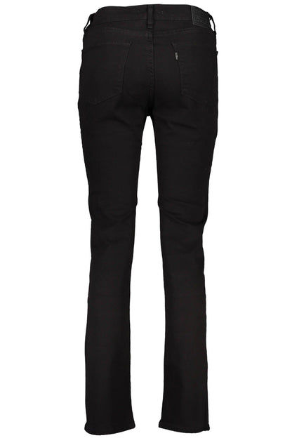 Black Cotton Women Jeans