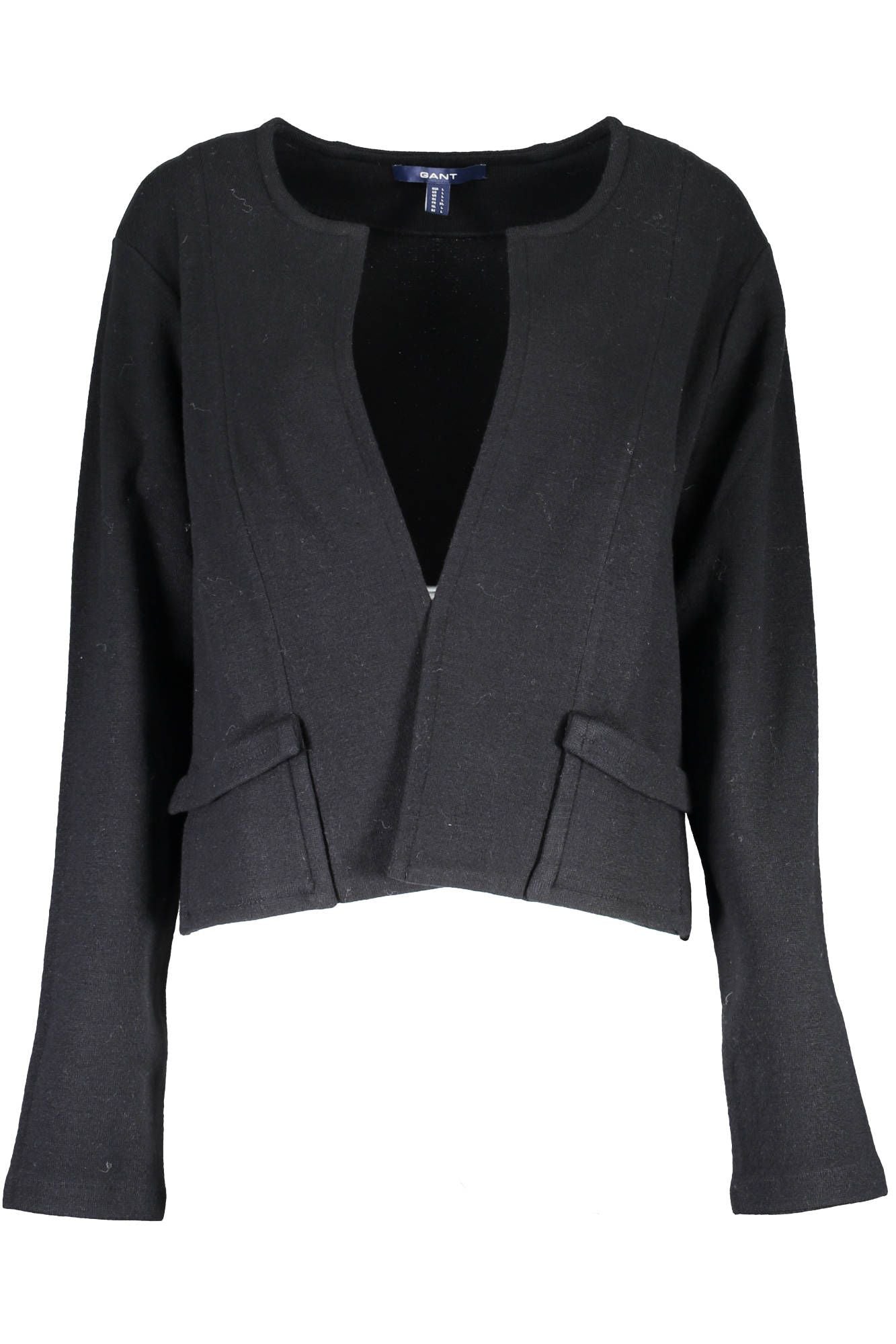 Black Wool Women Cardigan