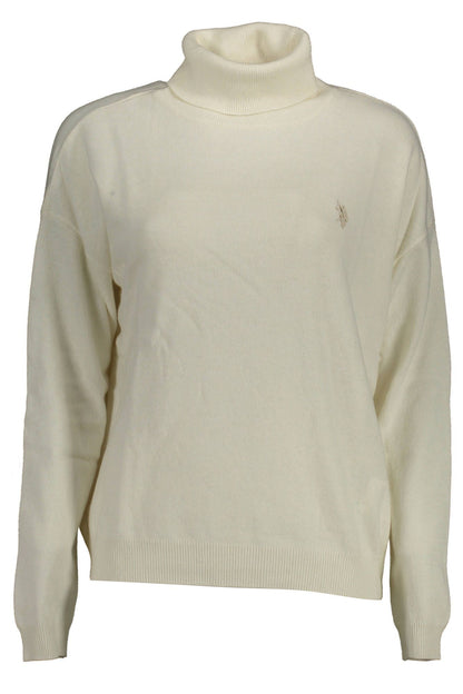 White Wool Women Sweater