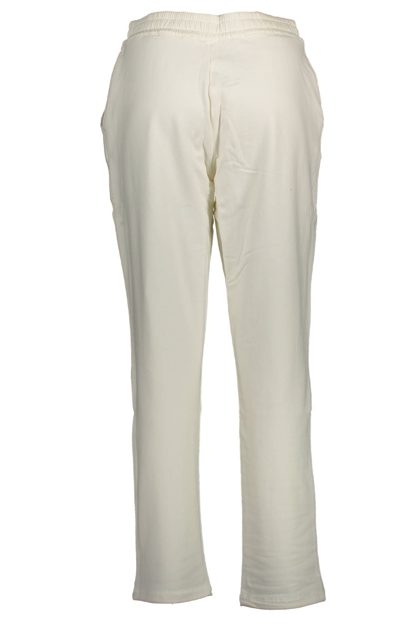 White Cotton Women Sports Trouser