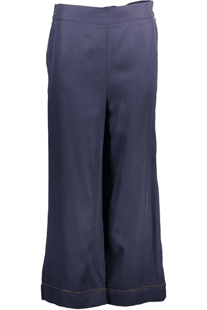 Blue Lyocell Women Pant