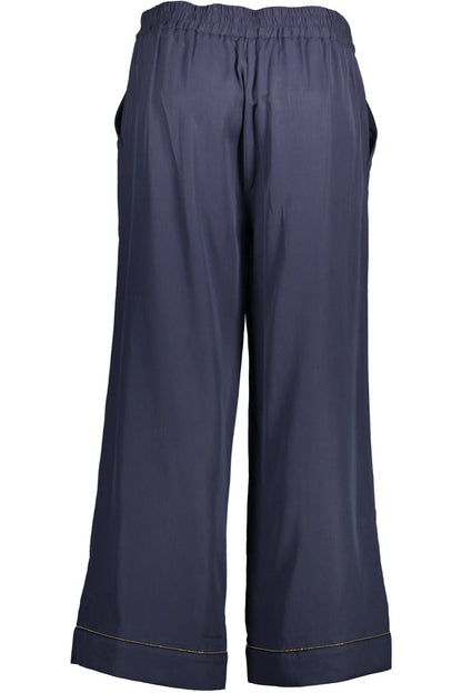 Blue Lyocell Women Pant