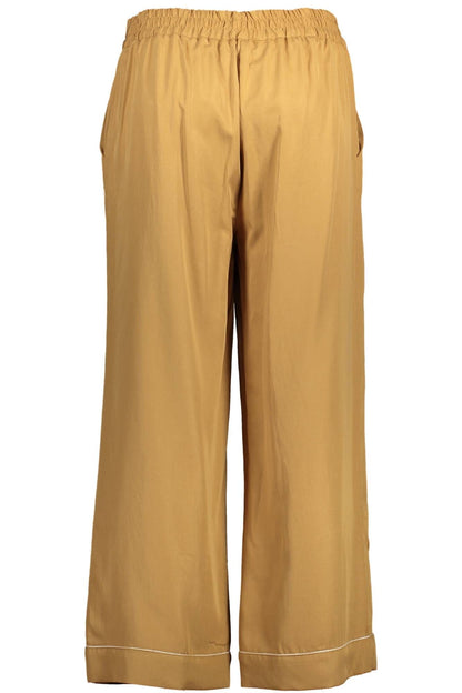 Brown Lyocell Women Pant