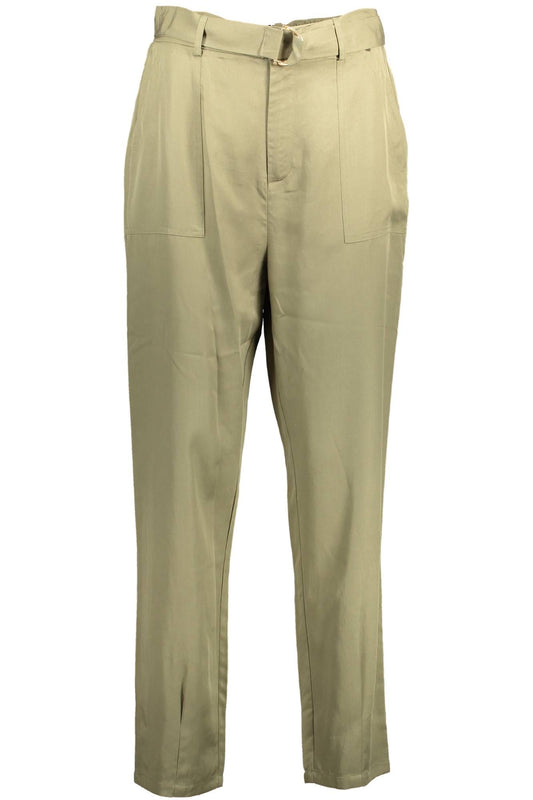 Green Lyocell Women Pant