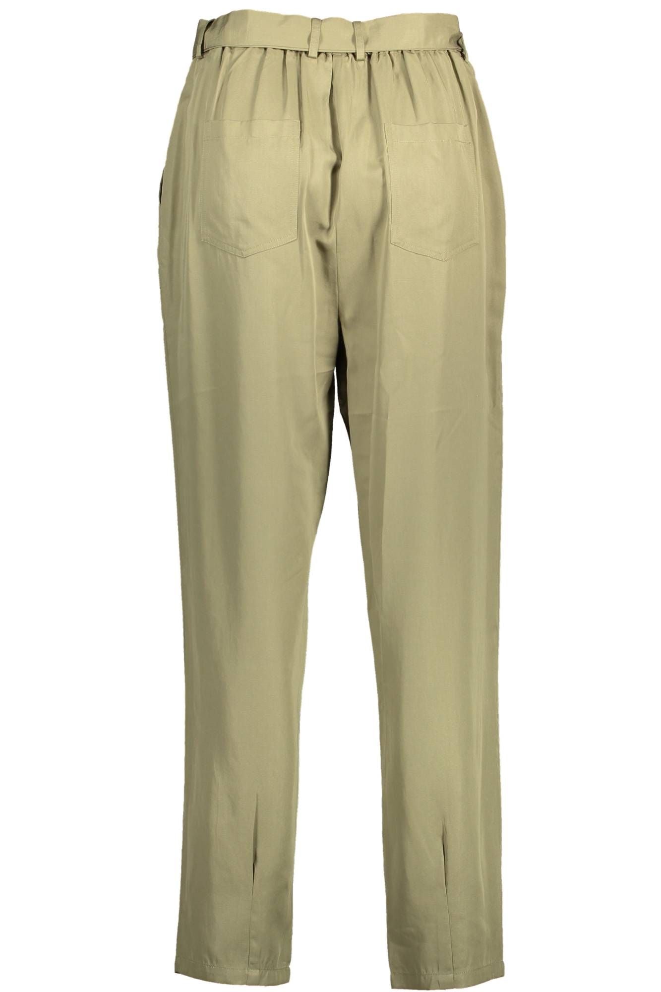 Green Lyocell Women Pant