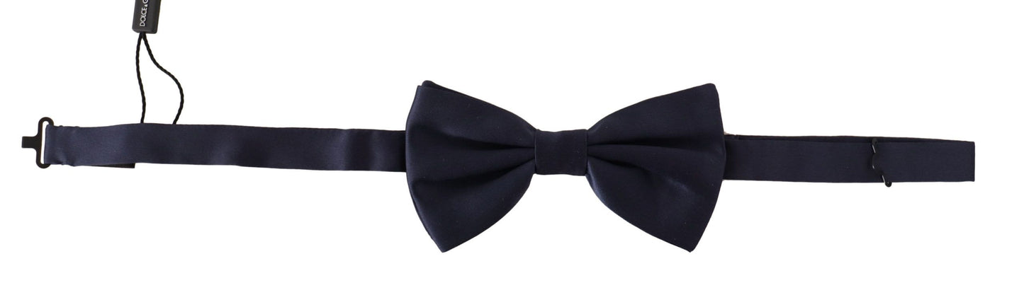 Stunning Silk Blue Bow Tie