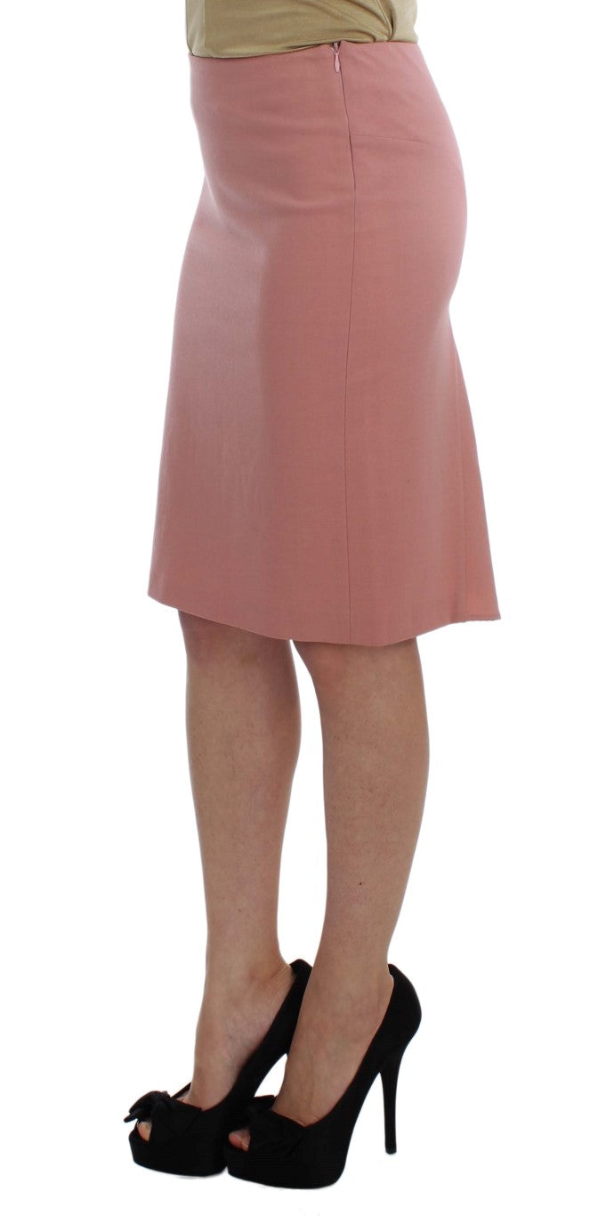 Chic Pink Pencil Skirt for Elegant Evenings