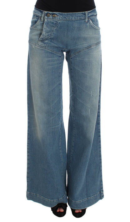 Chic Wide Leg Denim Indulgence