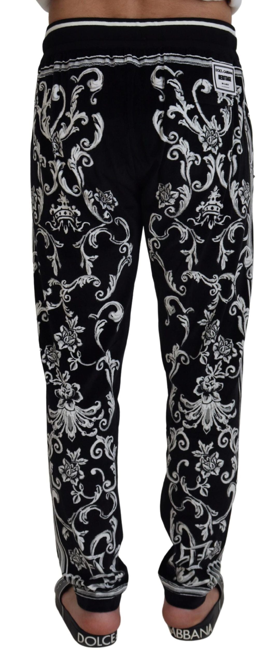 Baroque Patterned Casual Sweatpants