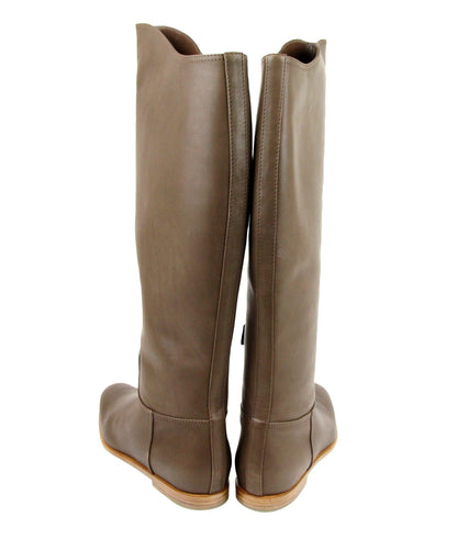 Women's Brown Leather Tall Boots