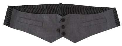 Elegant Striped Silk Men's Cummerbund