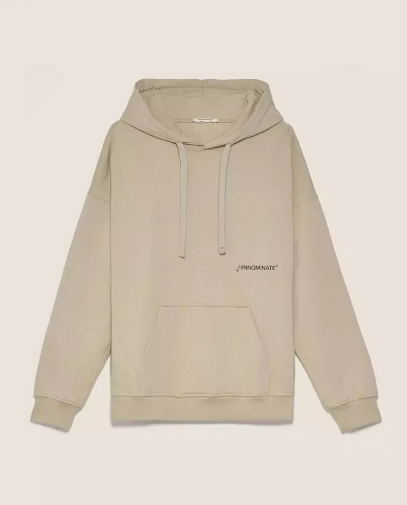 Beige Comfort Fit Italian Hoodie