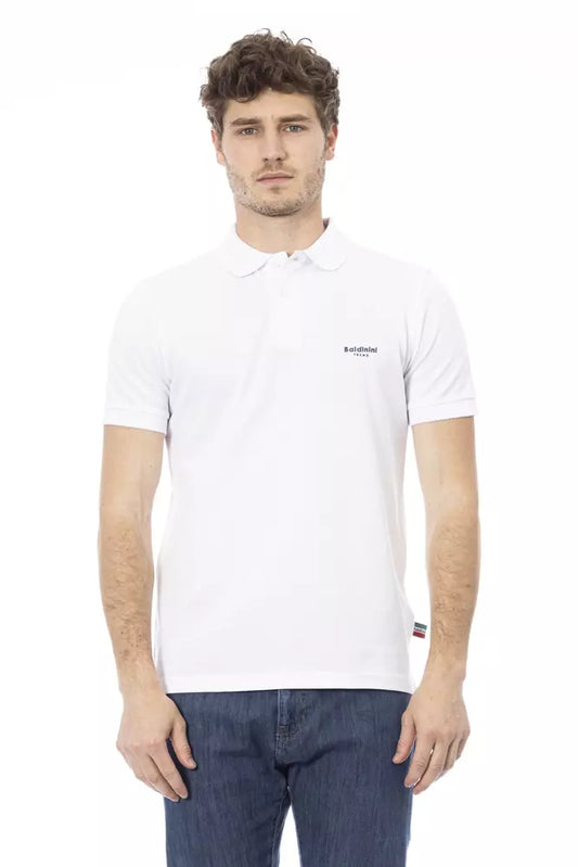 Polo en coton blanc