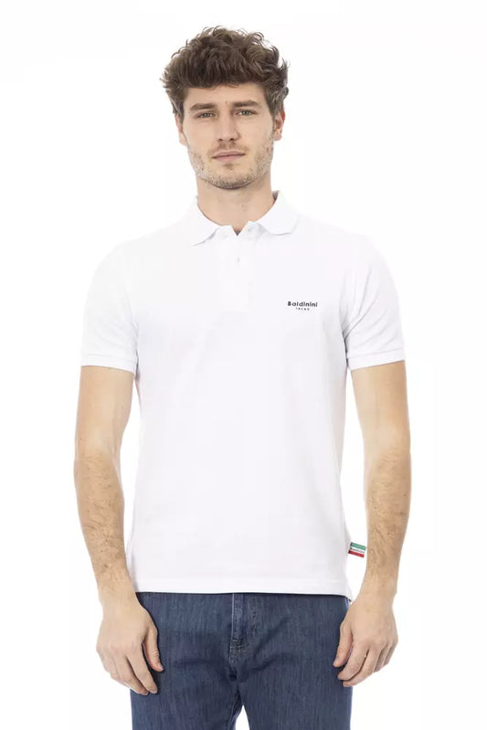 Polo en coton blanc