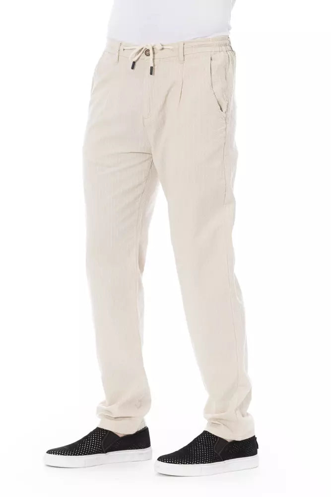 Jean et pantalon en coton beige