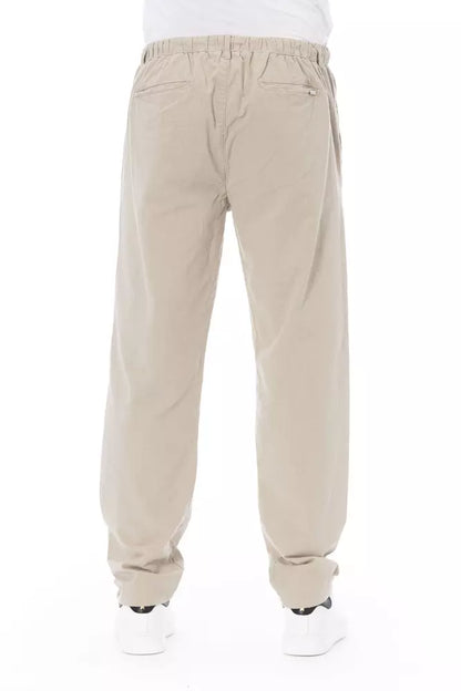 Jean et pantalon en coton beige