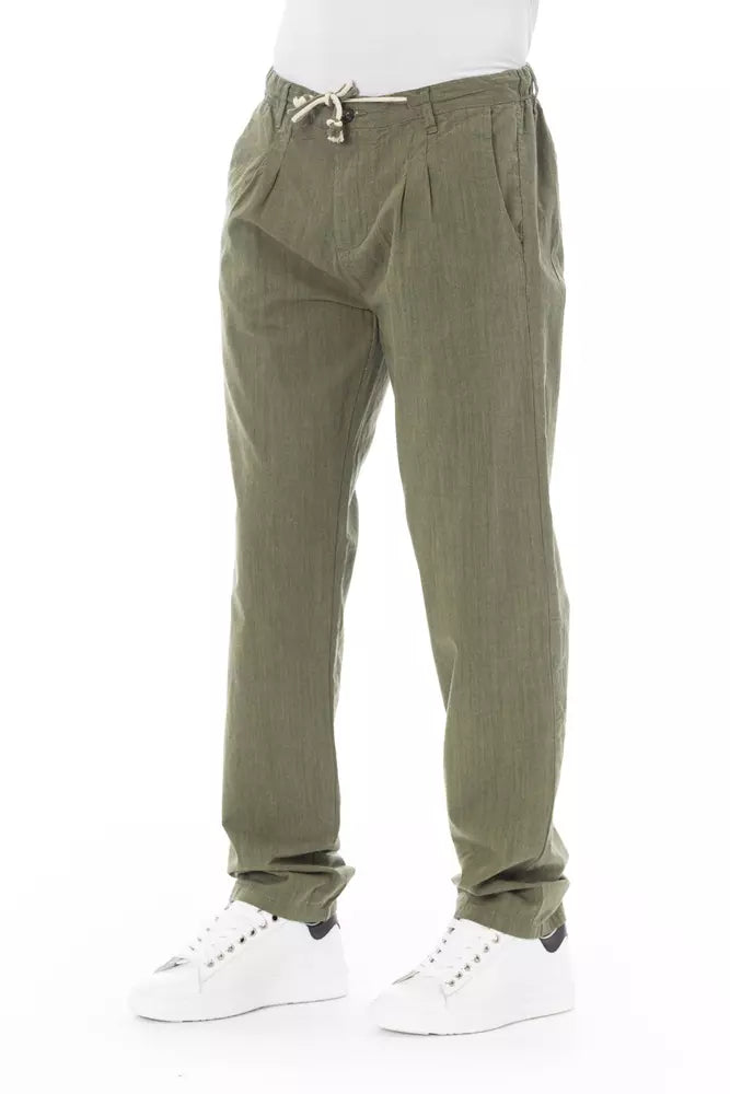 Jeans et pantalons en coton militaire