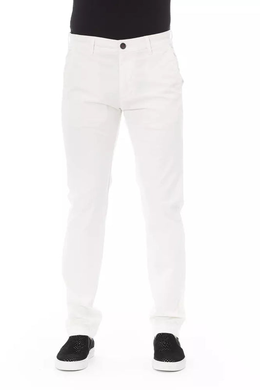 Jean et pantalon en coton blanc